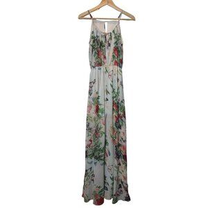 FATE Butterfly & Floral Print Maxi Dress | Size M | Boho Garden Party Vibes